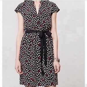 Maeve Anthropologie Odilia Gingko leaf Sunglasses print dress L